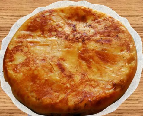 Pachade aux pommes dorée d'Auvergne, saupoudrée de sucre