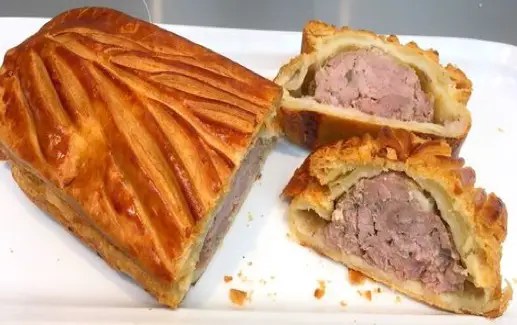 Pâté en croûte ardennais, porc et veau en pâte feuilletée