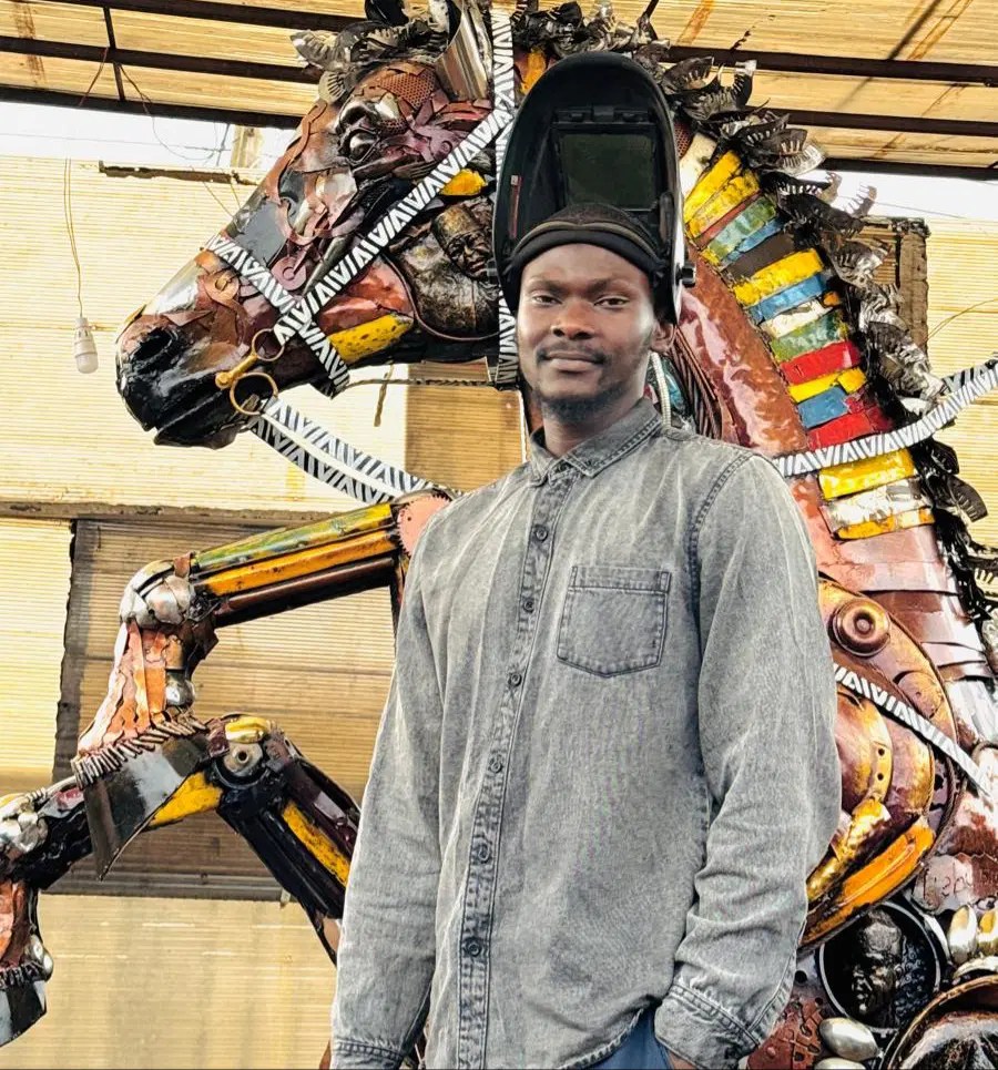 Yusuf Dongo Talks African Identity, Ojude Oba and Using Scrap Metal To Create Art
