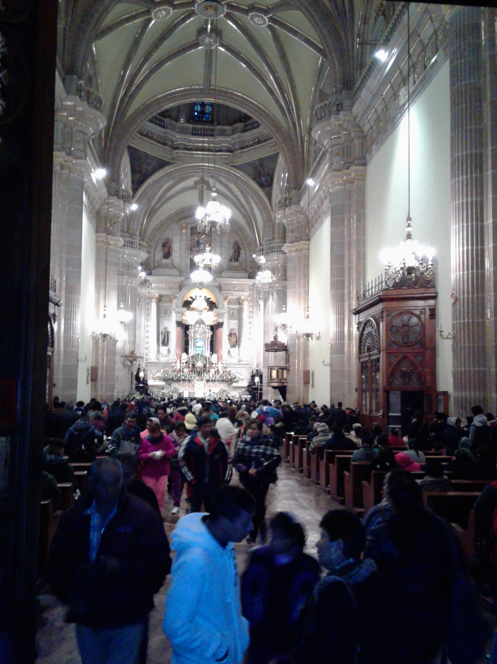 Filled with lots of catholic people