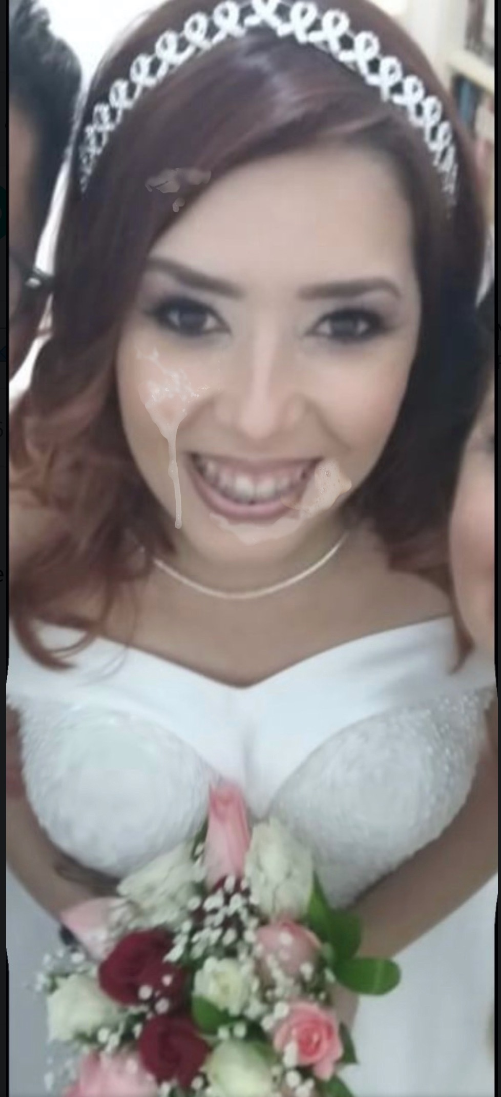 Happy Whore Bride - Cum Face GeneratorCum Face Generator