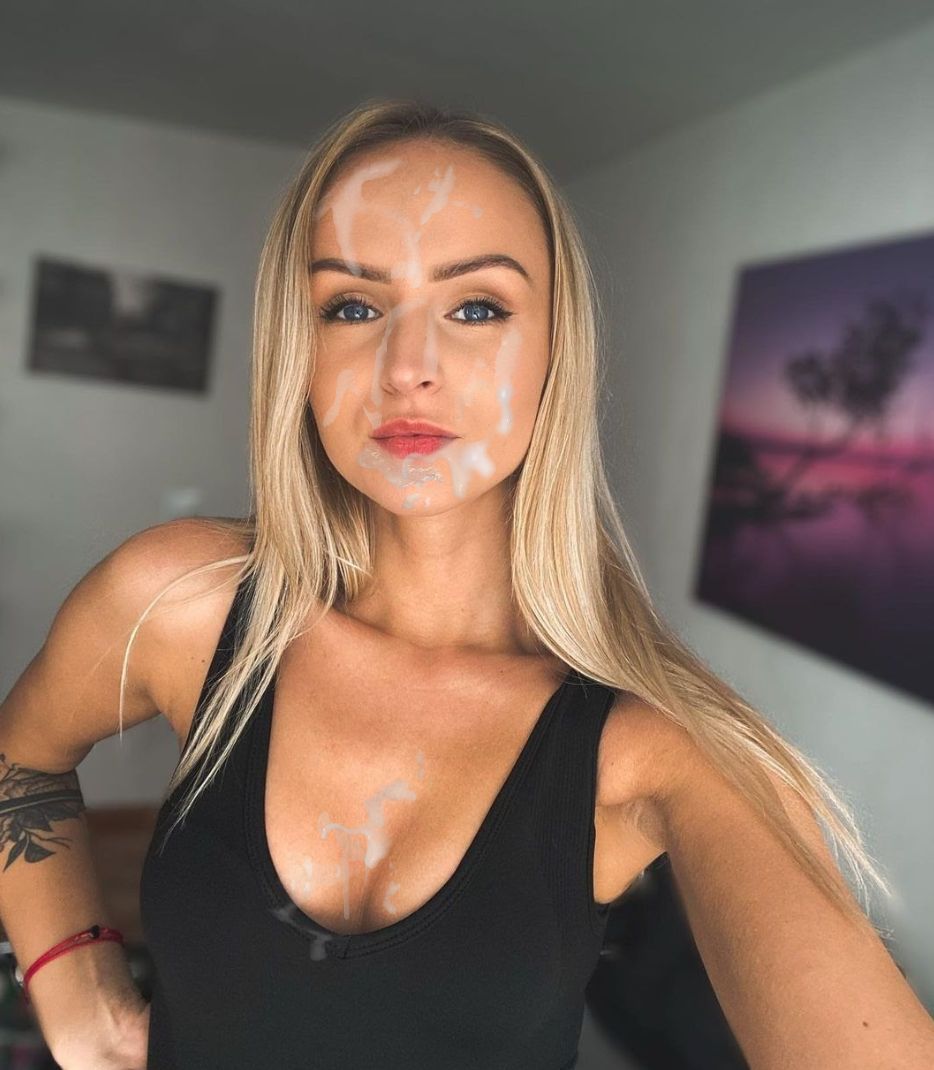 Fit blonde cumshot - Cum Face GeneratorCum Face Generator