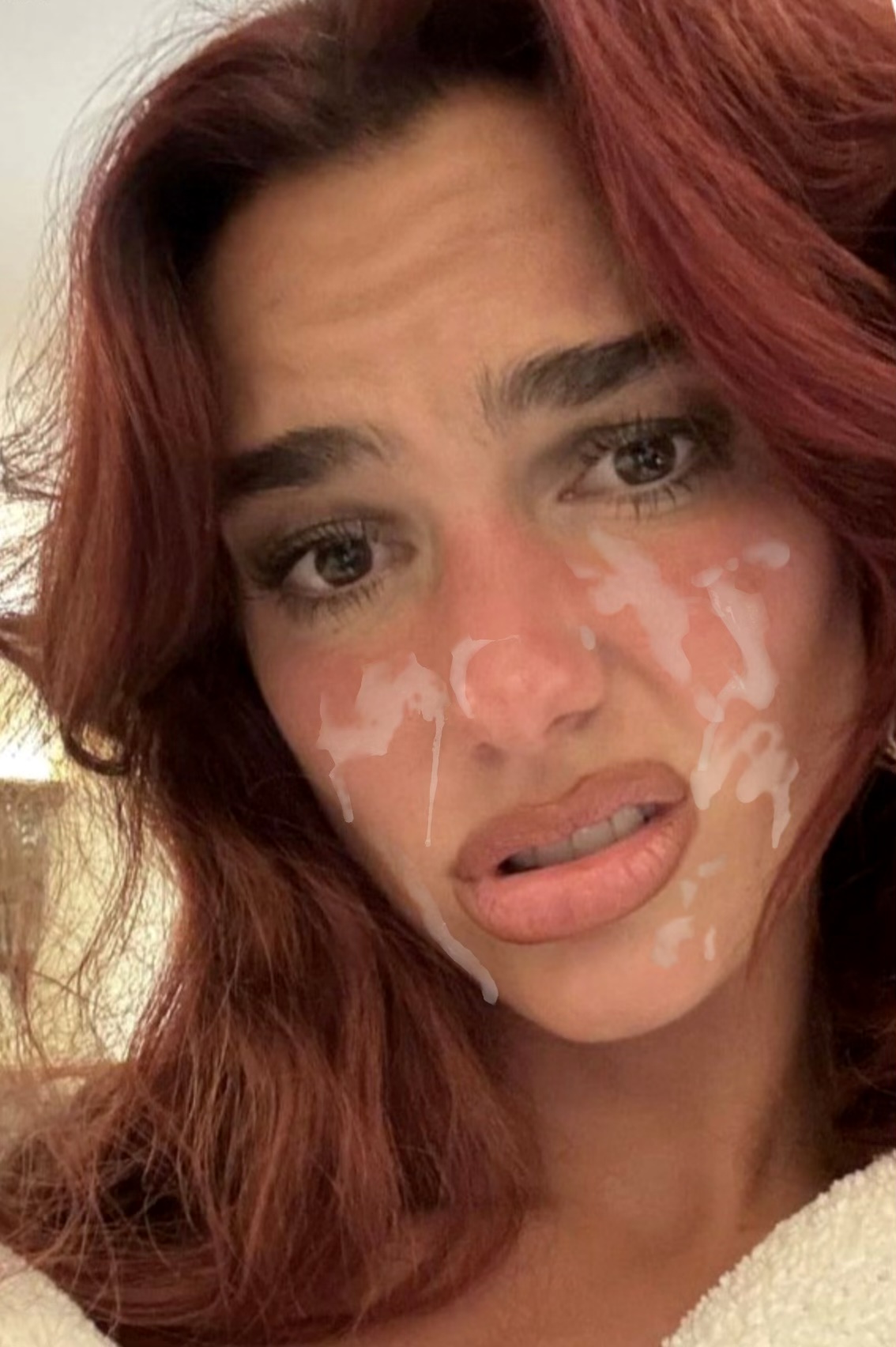 Dua Lipa cum fake selfie - Cum Face GeneratorCum Face Generator