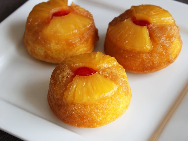 Pineapple Upside Down Cupcakes