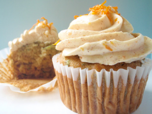 Ginger Zucchini Cupcakes