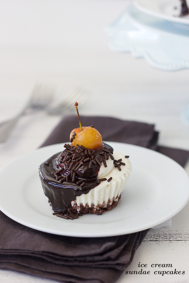 Ice Cream Sundae Cupcakes