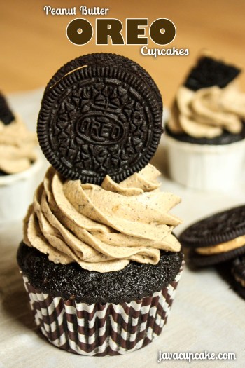 Peanut Butter Oreo Cupcakes