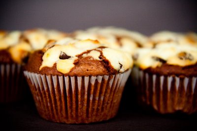 Black Bottom Cupcakes with Goat Cheese