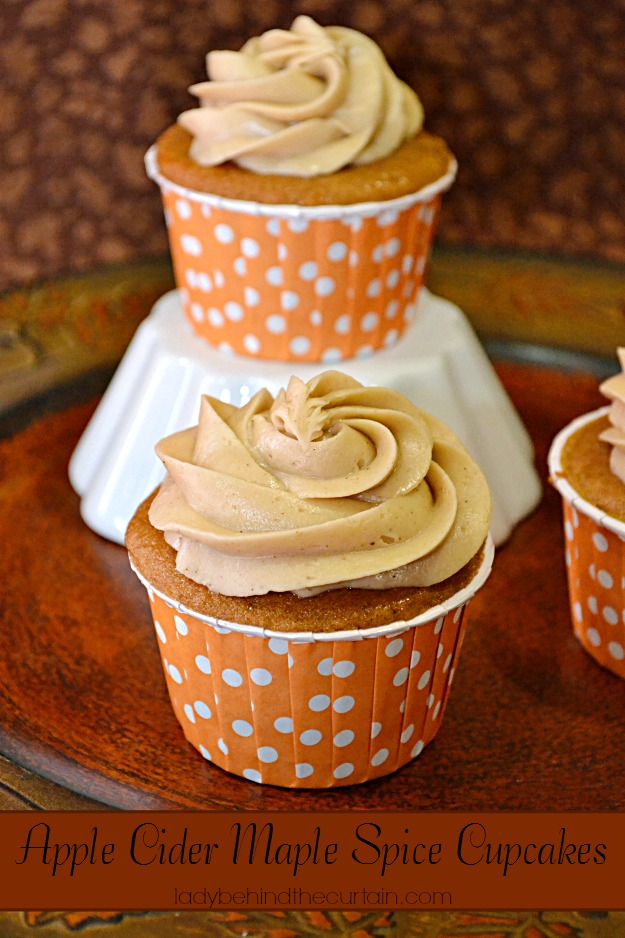 Apple Cider Maple Spice Cupcakes