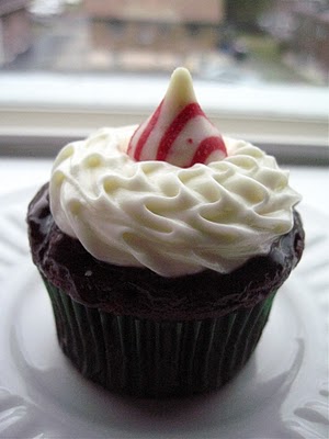 Holiday Peppermint Cupcakes