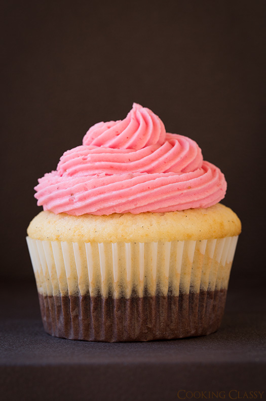 Neapolitan Cupcakes