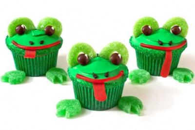 Frog Cupcakes