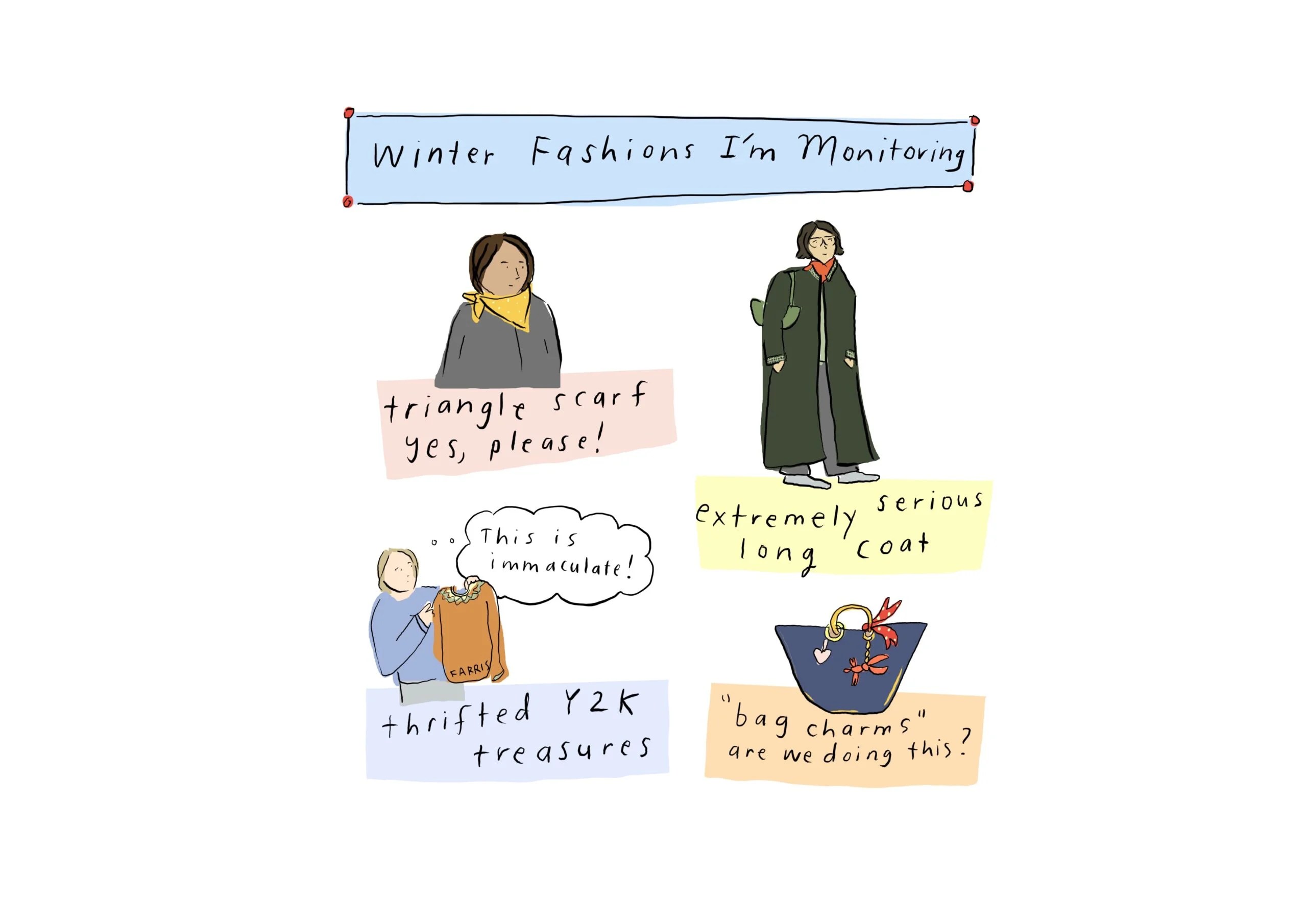 Fashioni invernali che sto monitorando
