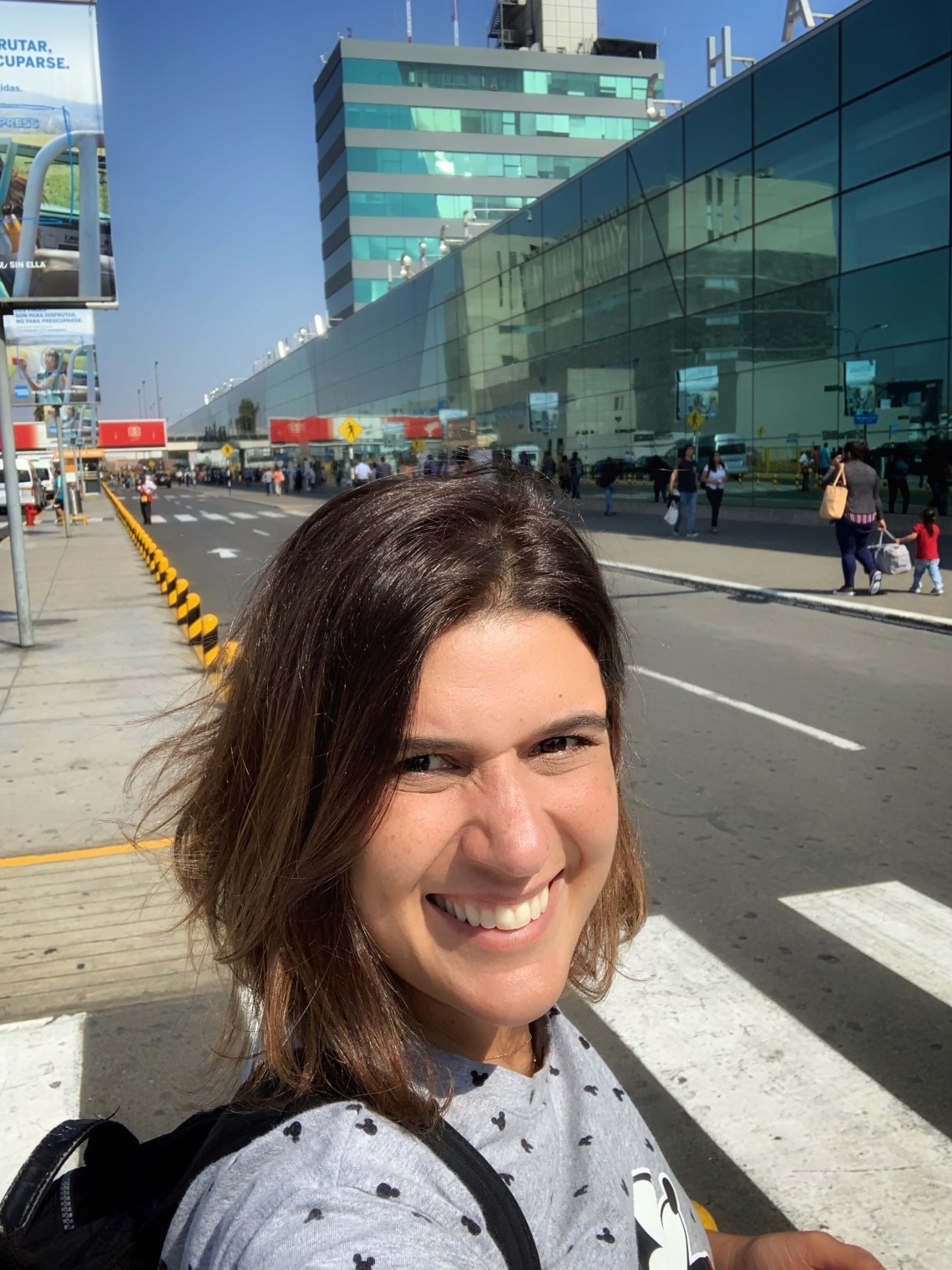 Manu no Aeroporto de Lima