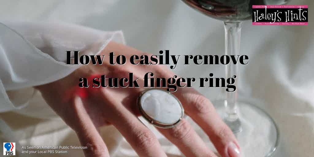 ladies hand with ring
