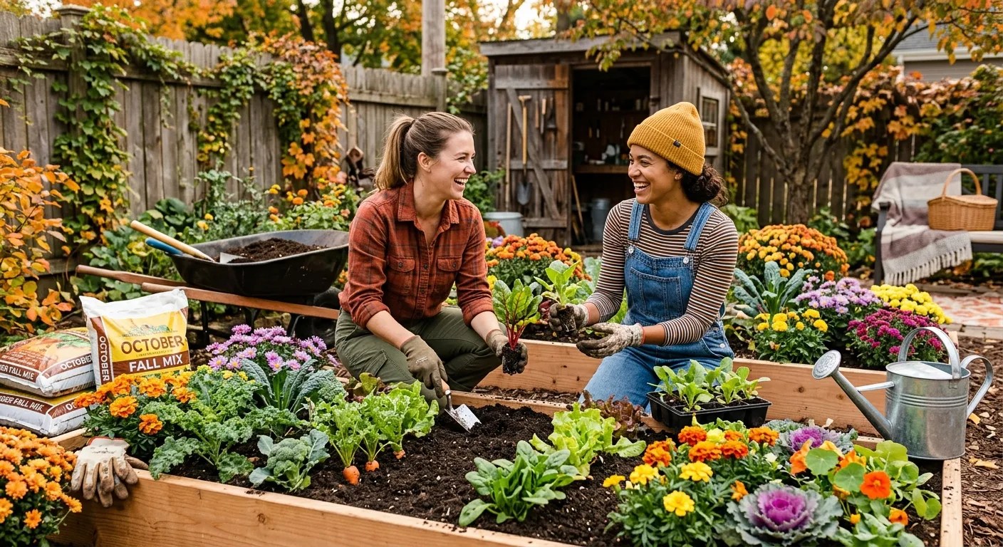 Getting the garden ready for fall.