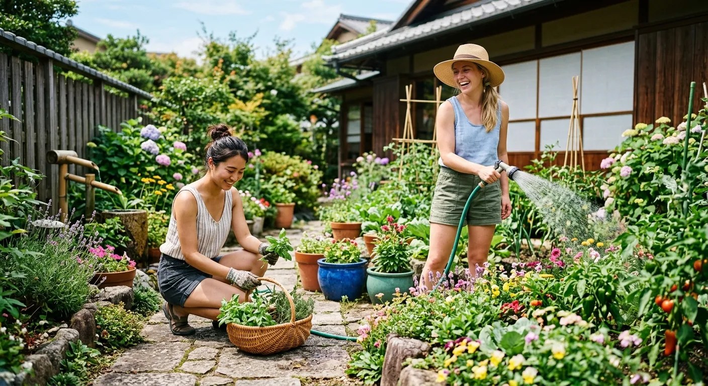 Gardening for lunch