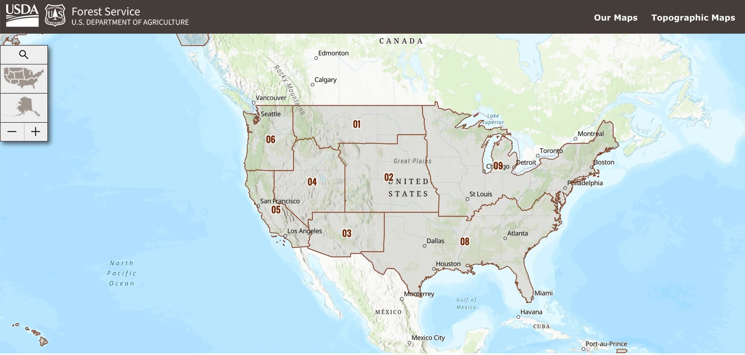 Navigating The Wild Forest Service Maps For Overlanding USFS Map 