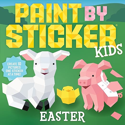 Paint By Sticker Kids Easter edition for the kids that don't like to color but are still creative.
