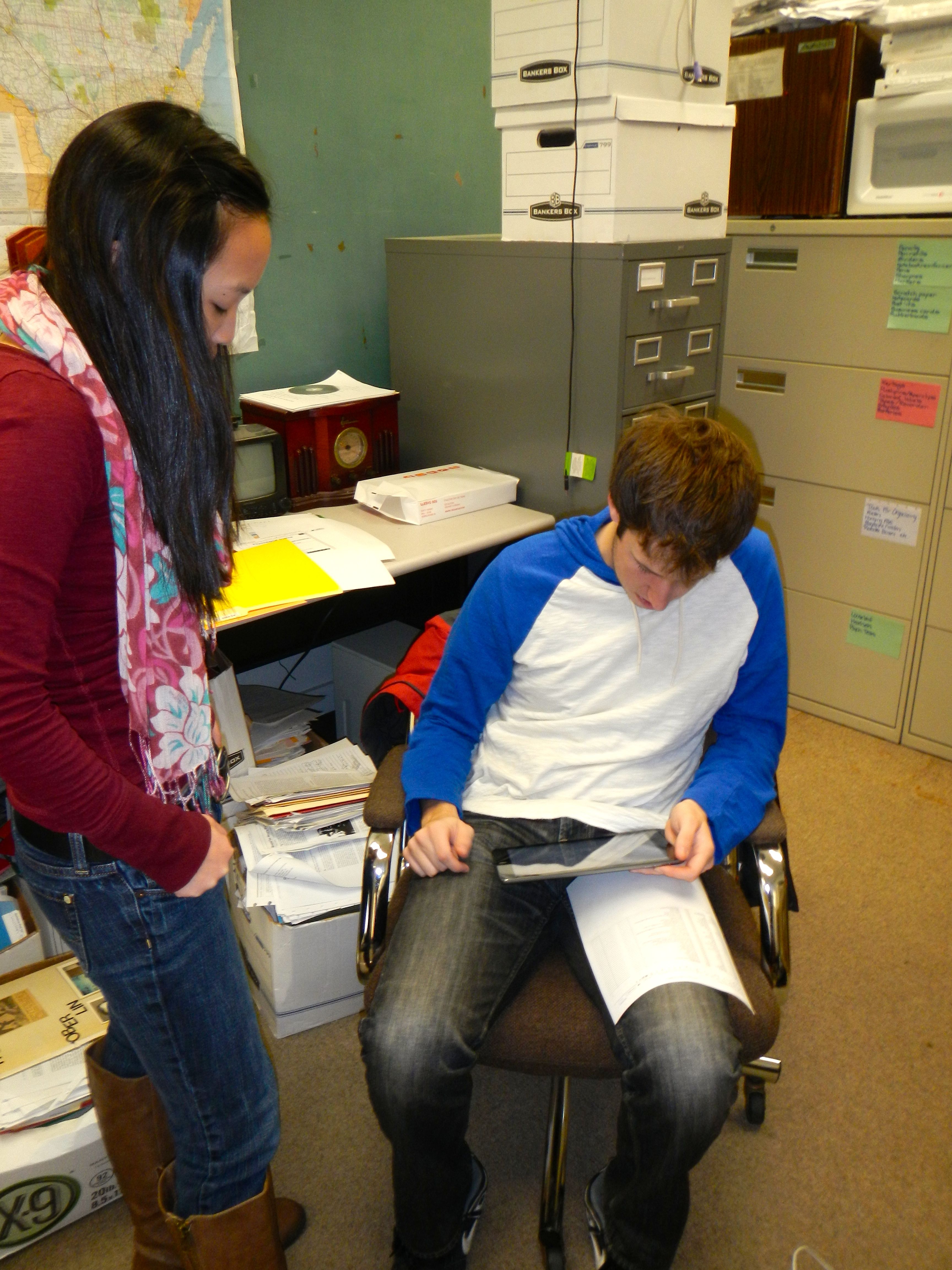 Two soon-to-be graduates Phoumany and Ryan