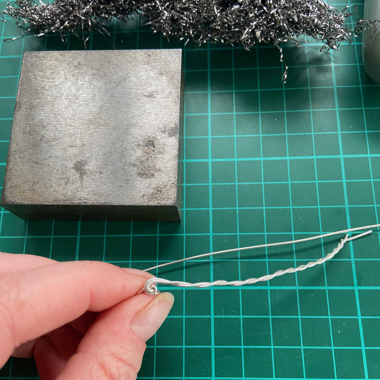 Starting to make the first rose stud