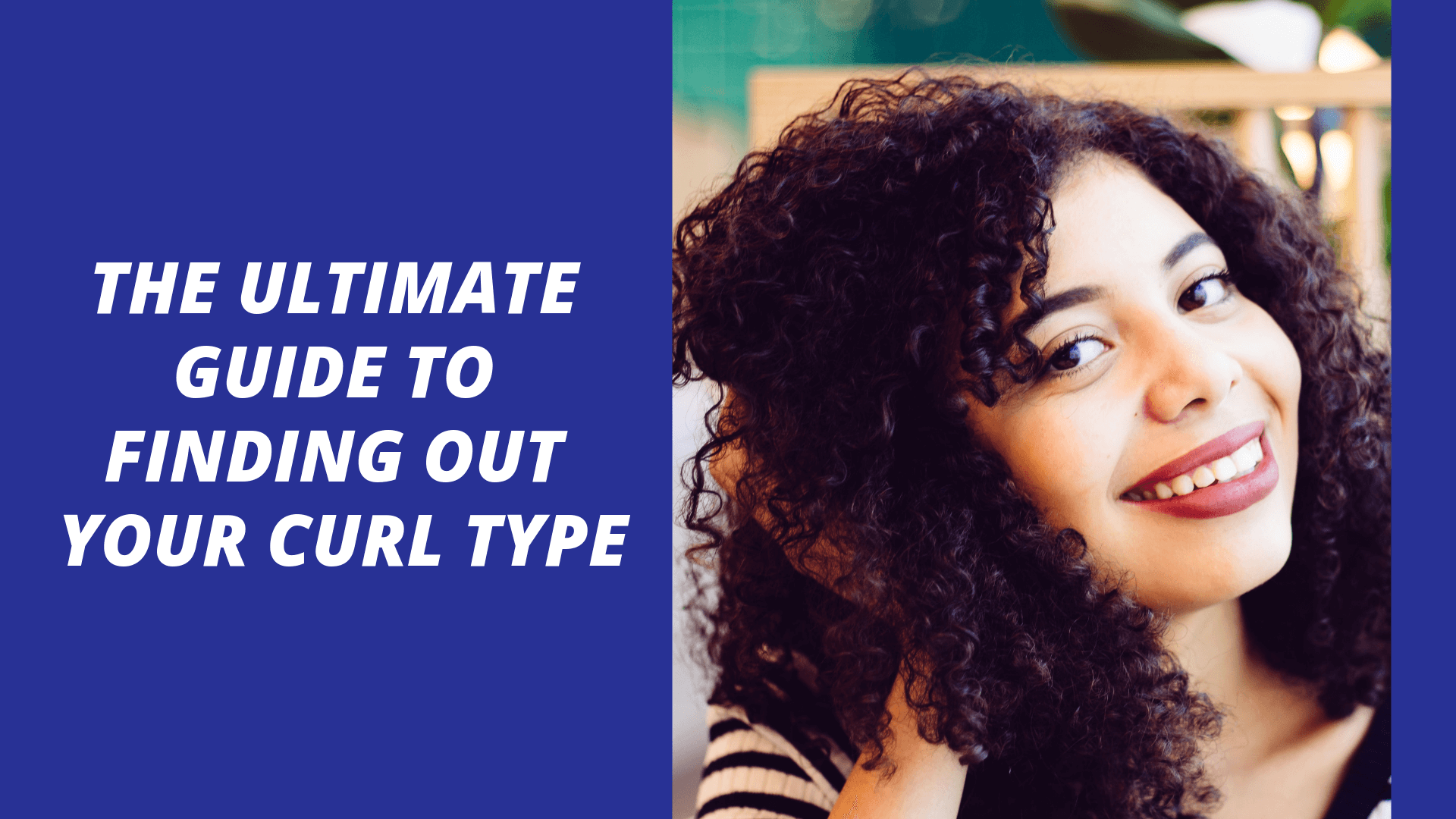 girl with curly hair, find out your curl type