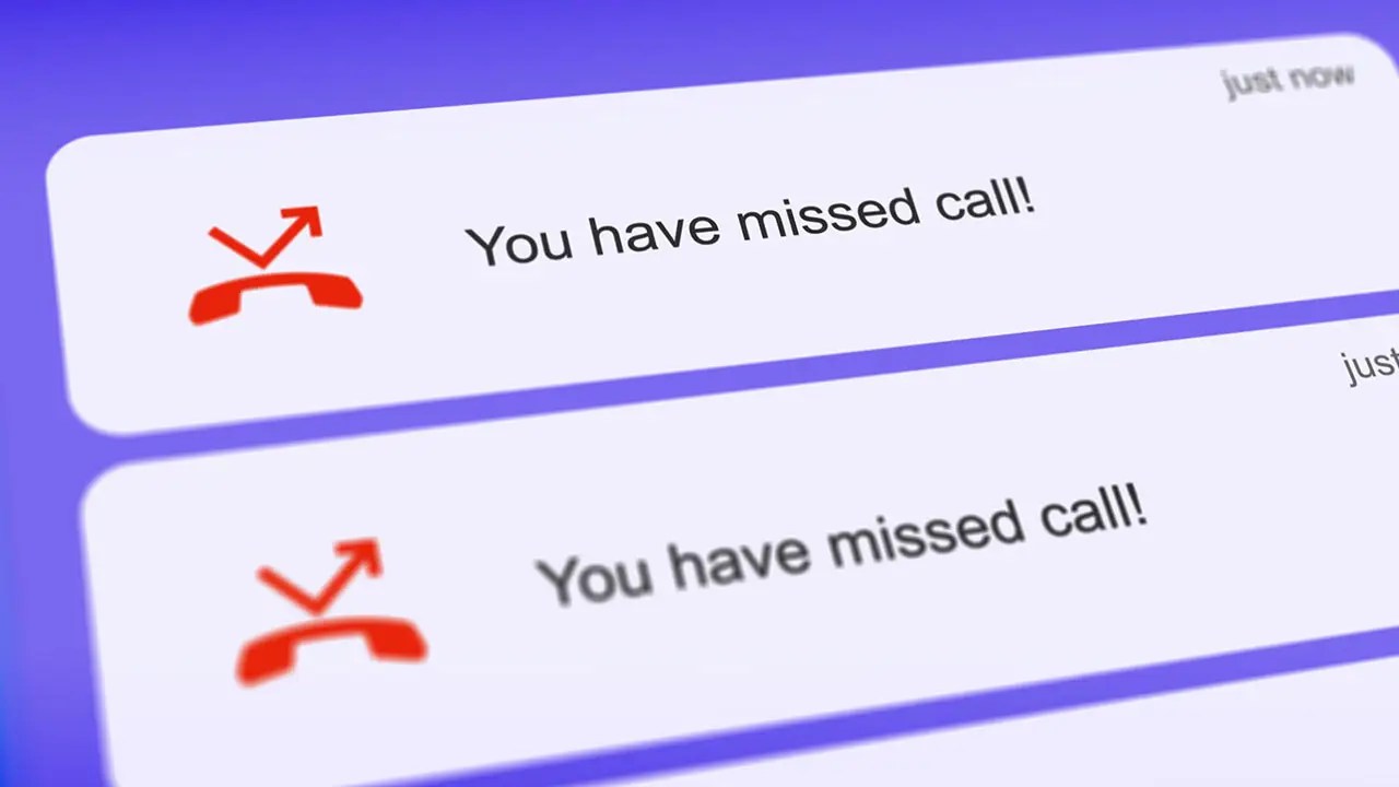 Image of multiple missed calls on a smart phone representing why leads disappear.