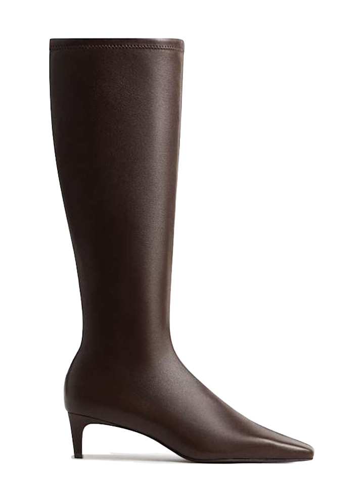 Reformation Remy Stretch Boot Brown