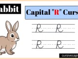 Capital R In Cursive Worksheet And Tutorial
