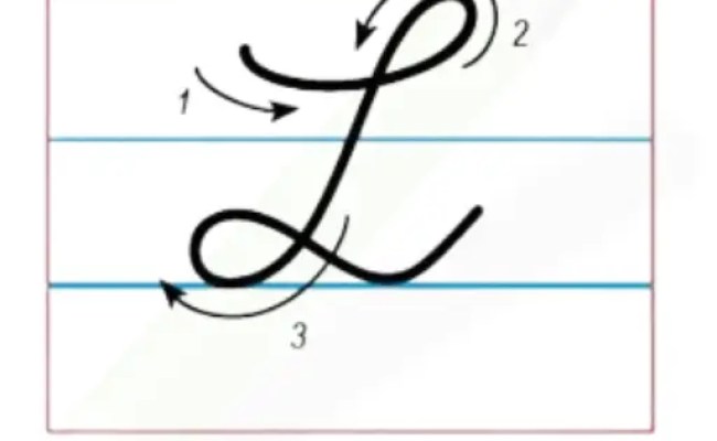 Cursive Letters Alphabet - Cursive Capital
