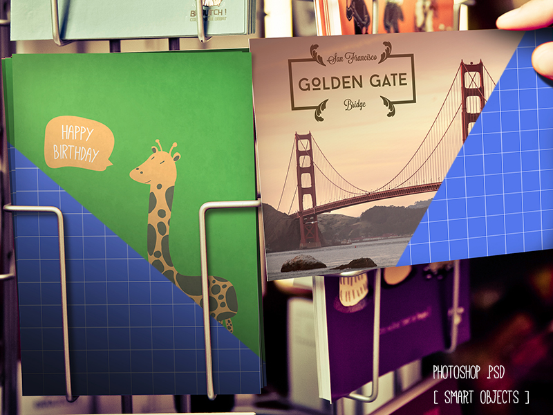 Customize the templates in adobe photoshop or easily edit online via mediamodifier mockup generator. Mockups For Adobe Photoshop Business Cards Greeting Cards Cursive Q