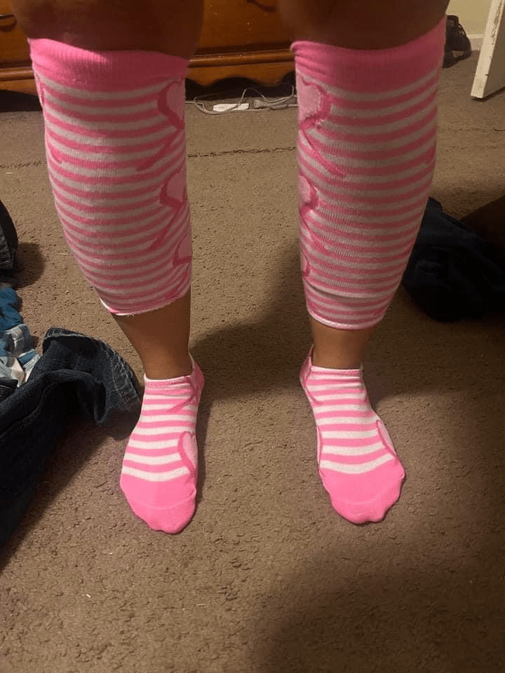Wide Calf FOOTLESS Shin AND Knee