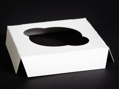 Single Cupcake ( 4" x 4" ) Standard Cupcake Insert, White/White 200 pcs./bundle
