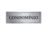 Placa De Sinalização Condominio 6x2cm Custom Design