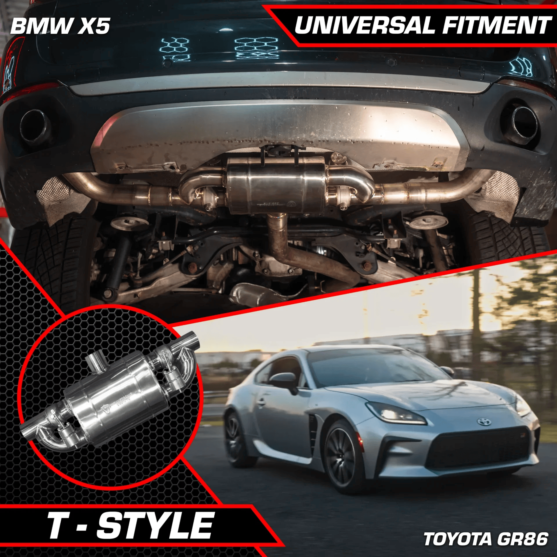 Valvetronic Designs Universal Valved Muffler Kit