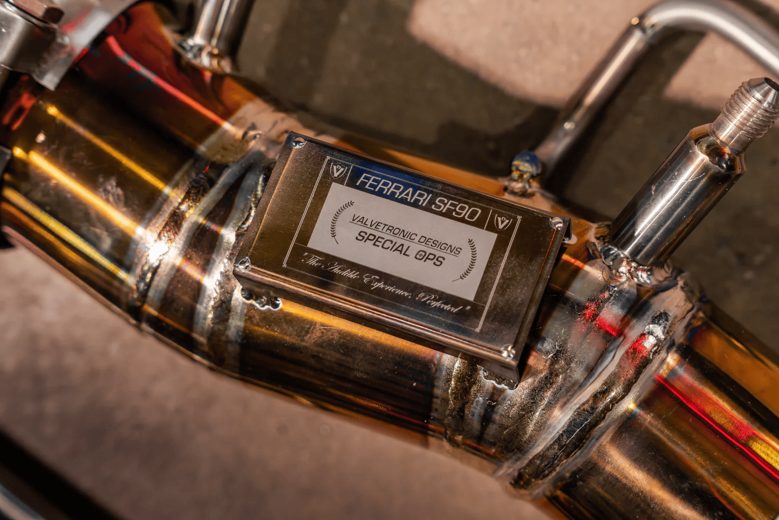 Valvetronic Designs Ferrari SF90 RACE F1 Exhaust System