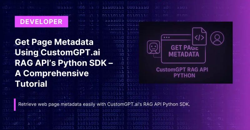 Get And Update Page Metadata With Customgpt Rag Api Step By Step Instructions Customgpt - Best Space Patterns in Full HD