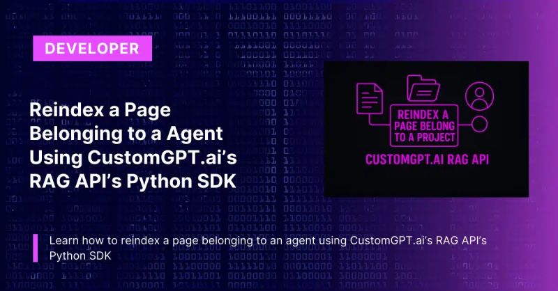 Delete An Agent Page With Customgpt Ai Rag Api S Python Sdk - Best Space Designs in Desktop