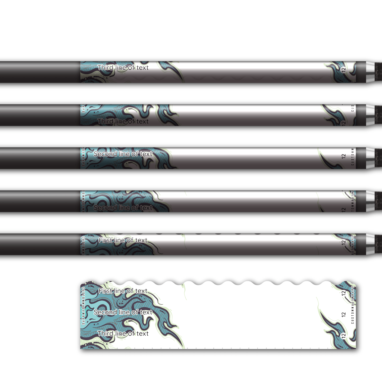Alternative view of Wave Edge - Aqua Whisper Flame