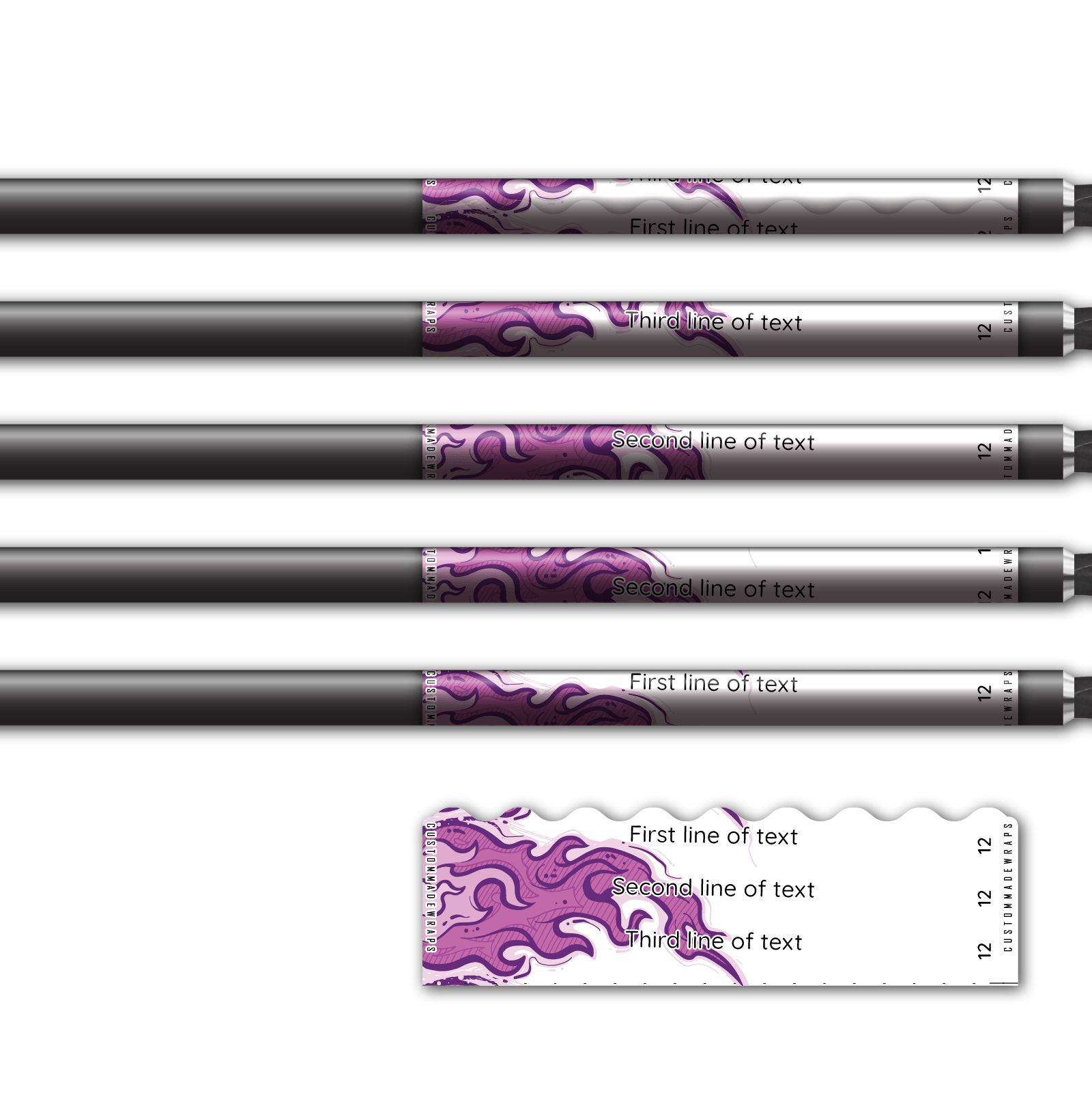 Alternative view of Shorty - Magenta Burst Flame