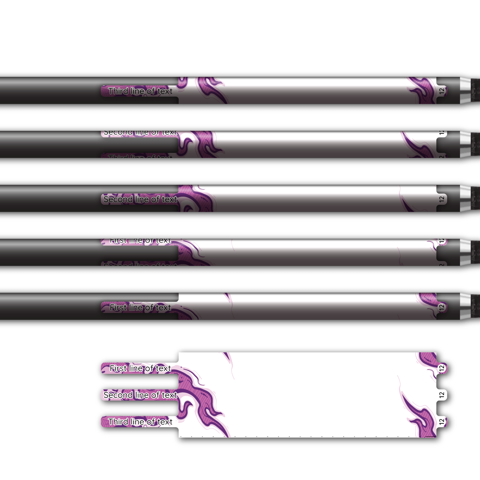 Alternative view of Ultralight - Magenta Burst Flame