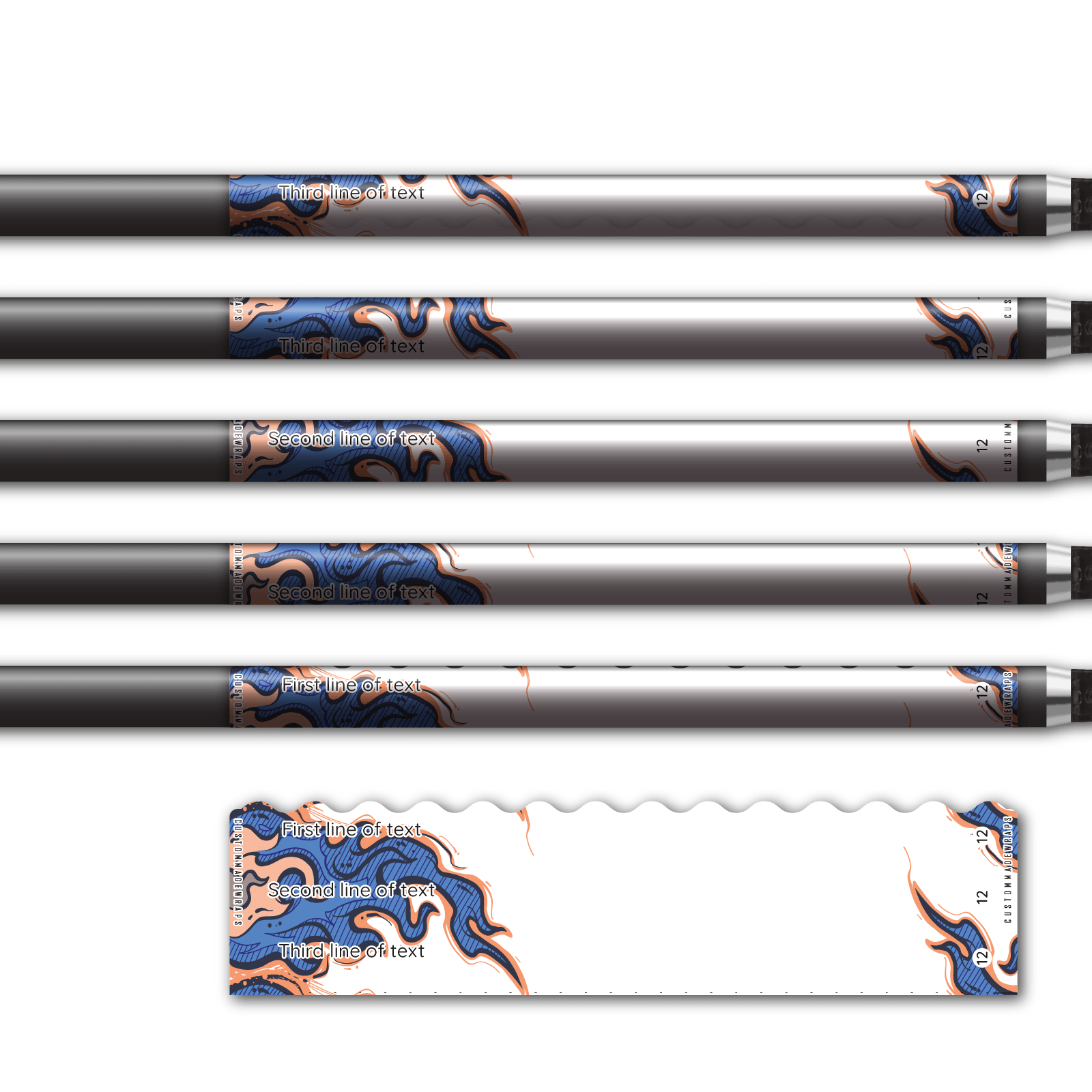 Alternative view of Wave Edge - Oceans Fury Flame