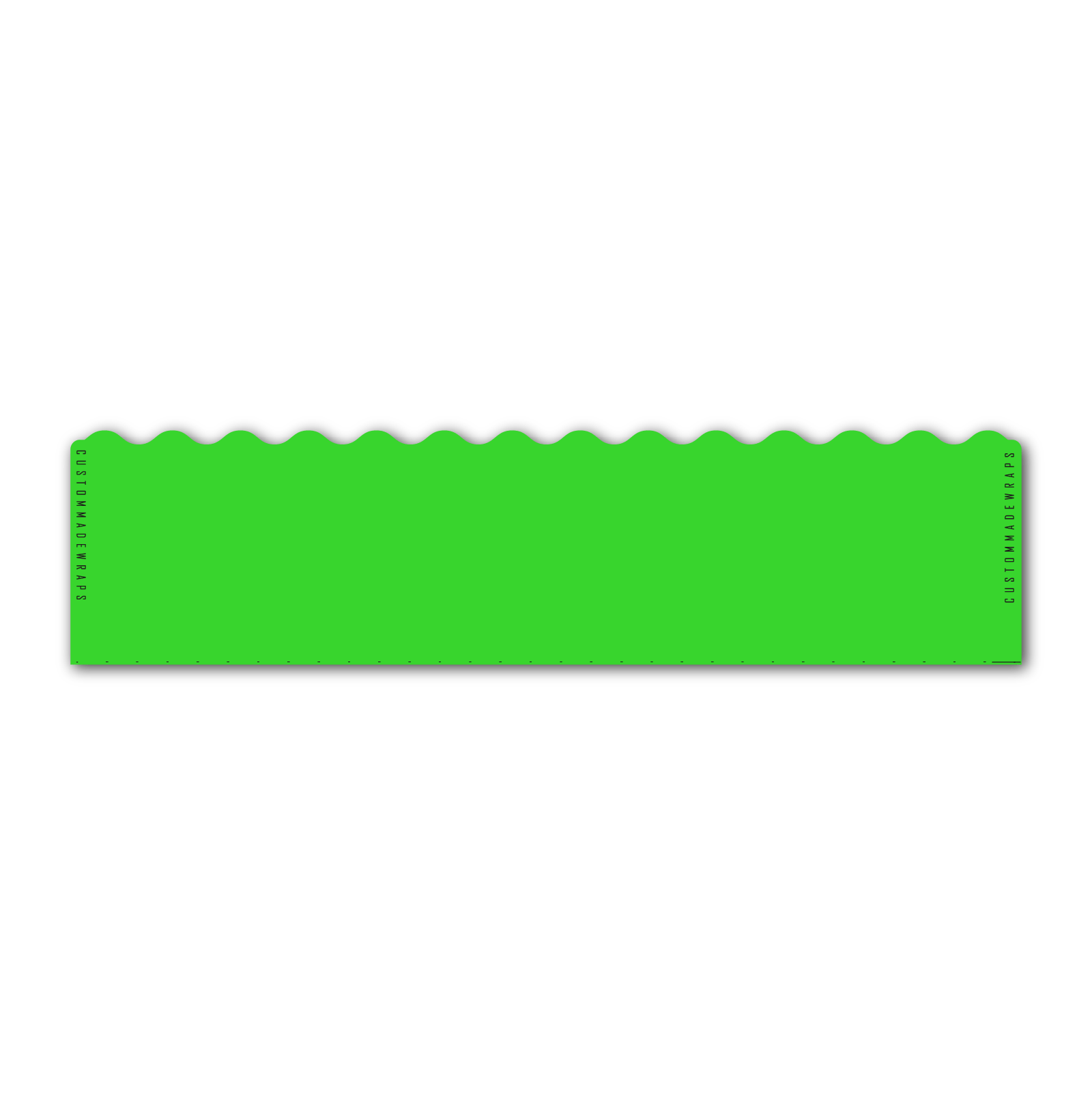 Wave Edge - Fluorescent Green