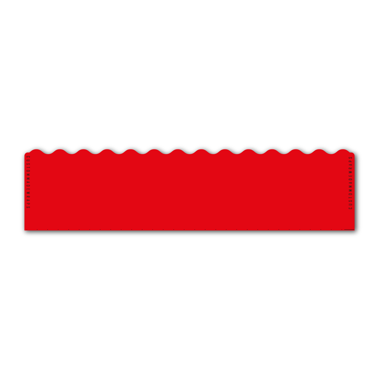 Wave Edge - Fluorescent Red