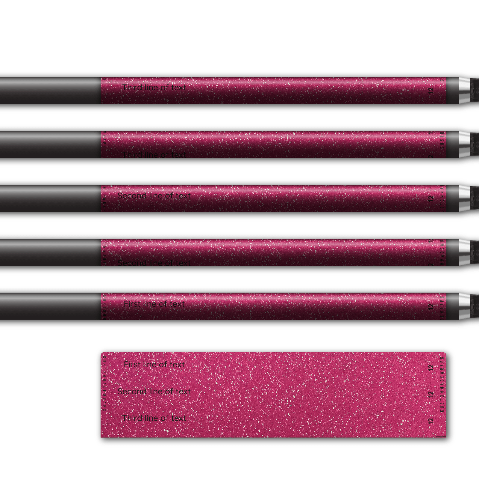 Alternative view of Regular - Glitter Pink
