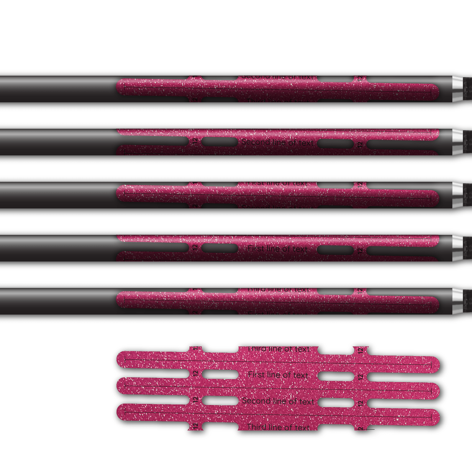 Alternative view of Vortex - Glitter Pink
