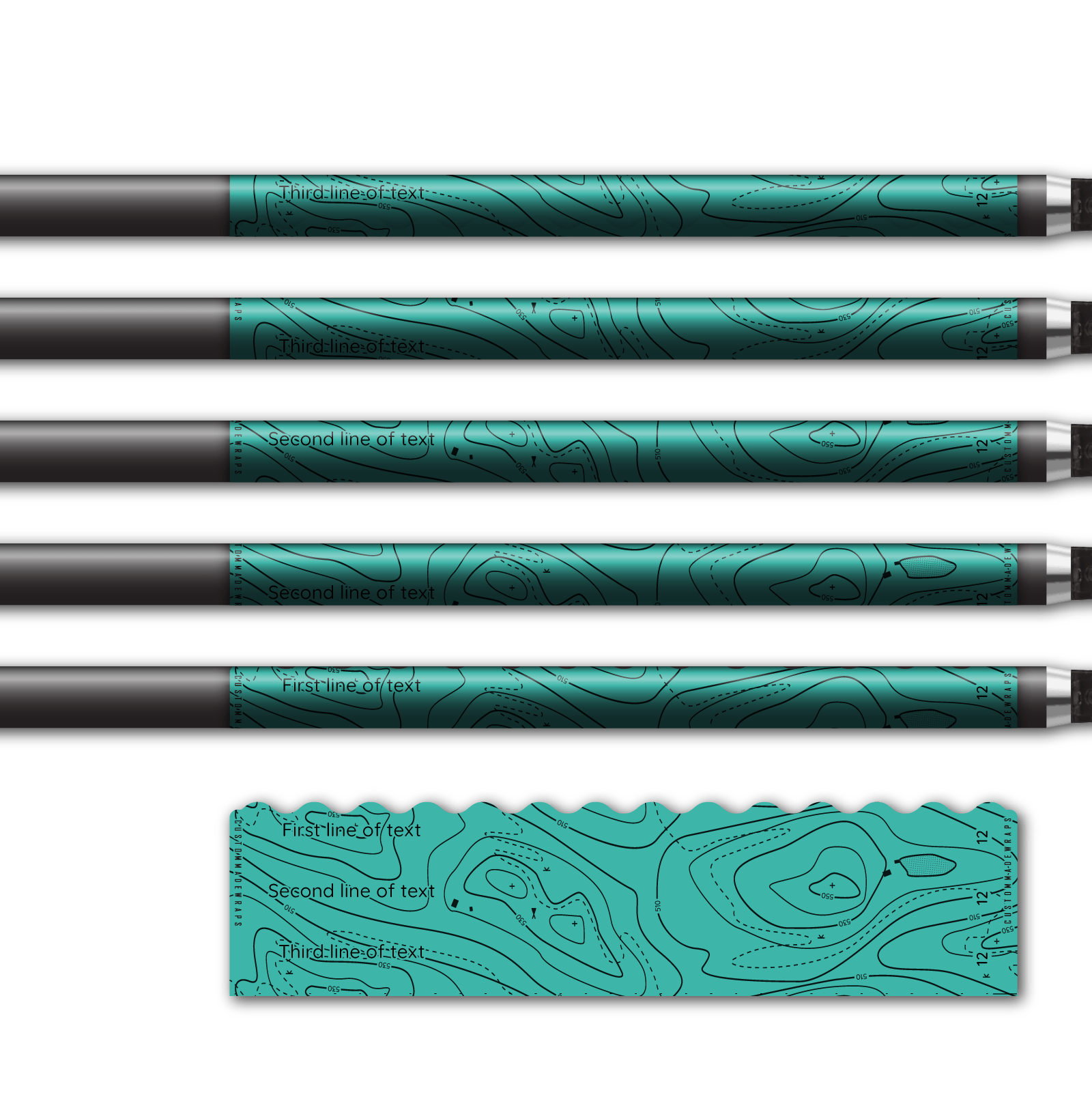 Alternative view of Wave Edge - Into the Outdoors Aqua