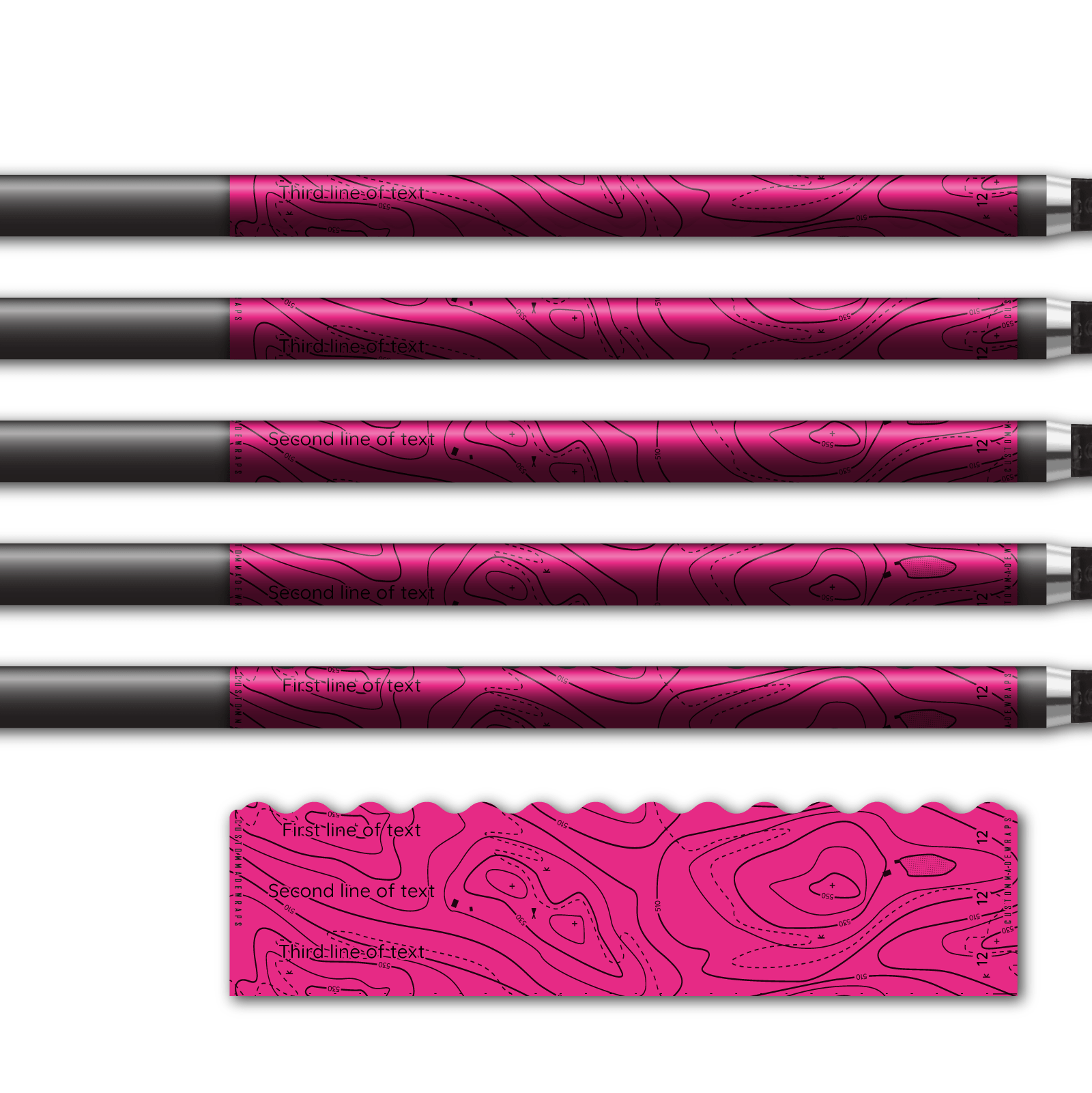 Alternative view of Wave Edge - Into the Outdoors Magenta