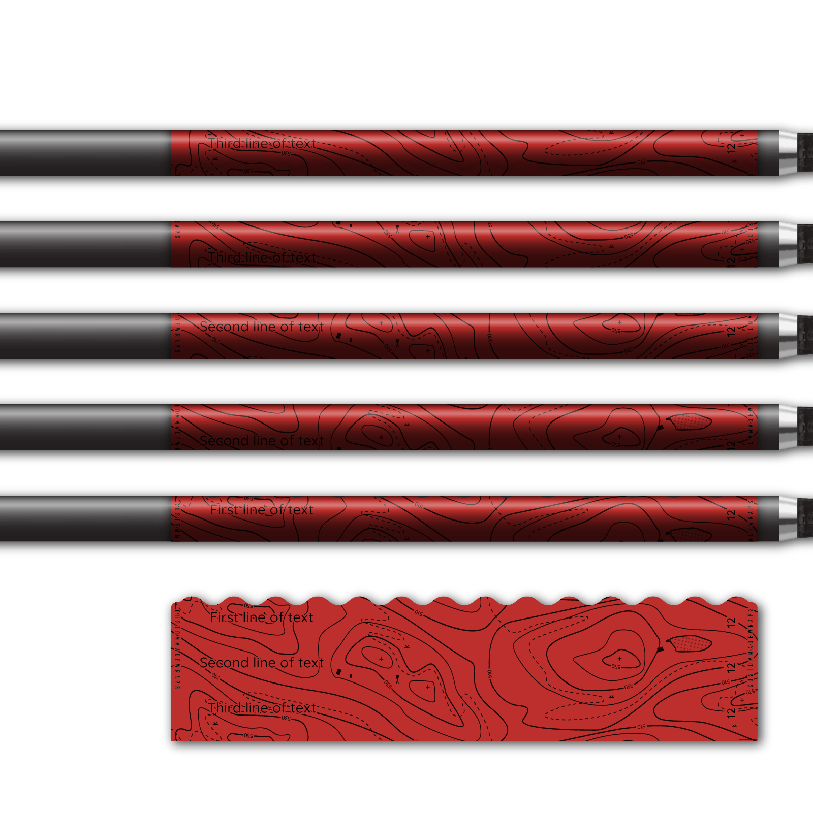 Alternative view of Wave Edge - Into the Outdoors Red