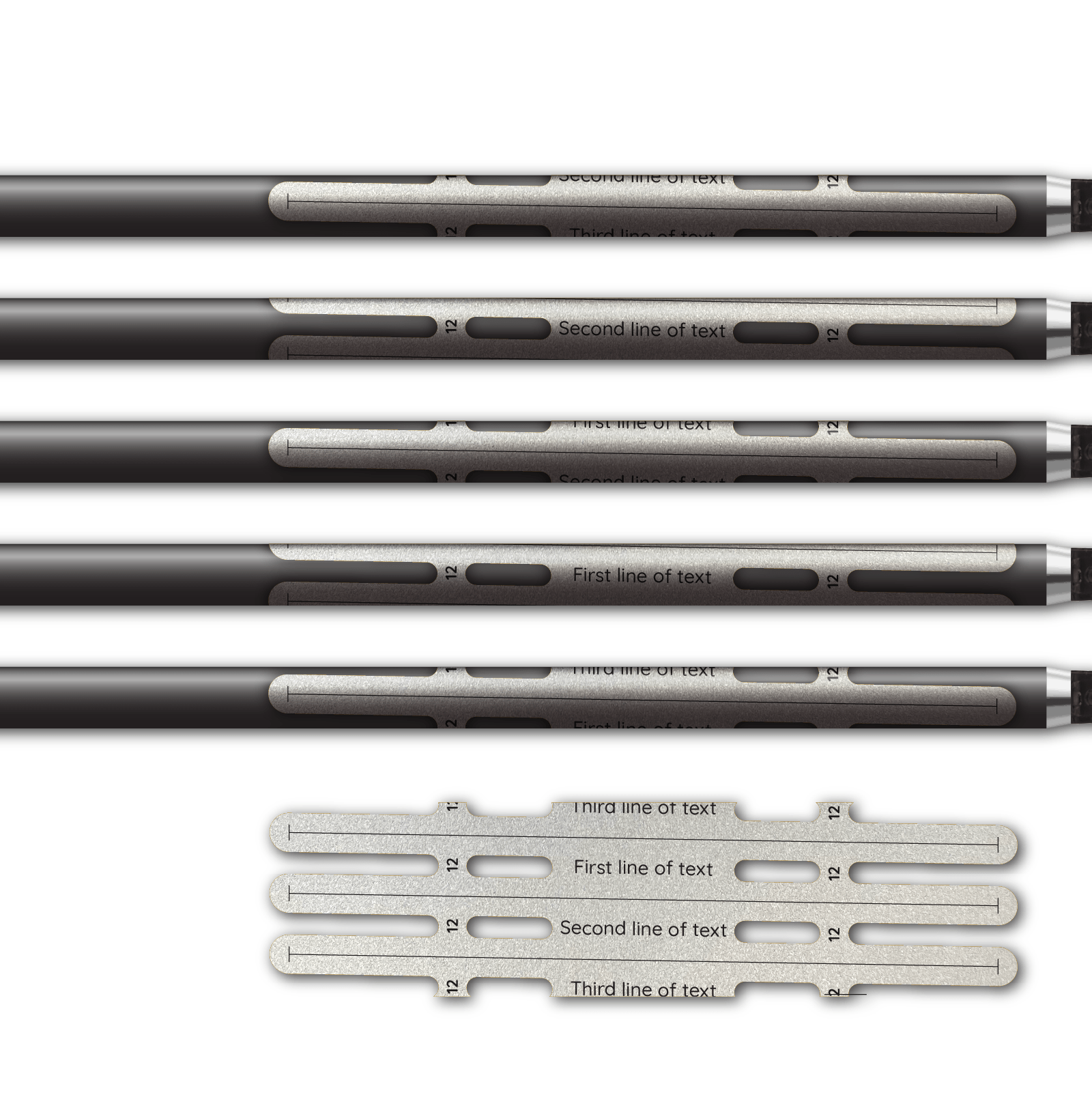 Alternative view of Vortex - Retro-reflective White